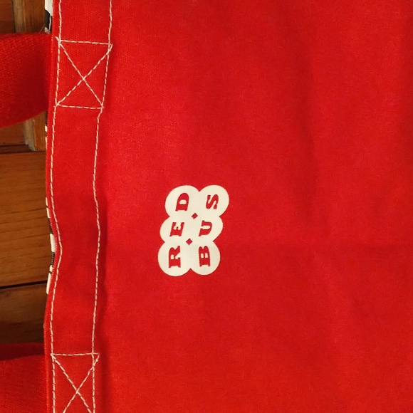 Red Bus - Cotton Victoria Bag - NWT - Picture 6 of 9